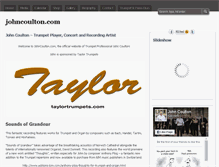 Tablet Screenshot of johncoulton.com
